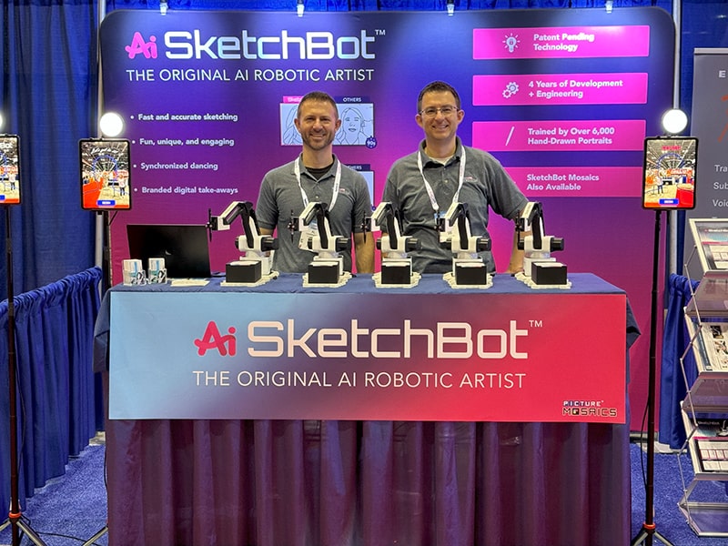 Ai SketchBots at IAAPA