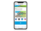 Branded SketchBot event follow-up email shown on iPhone as digital takeaway