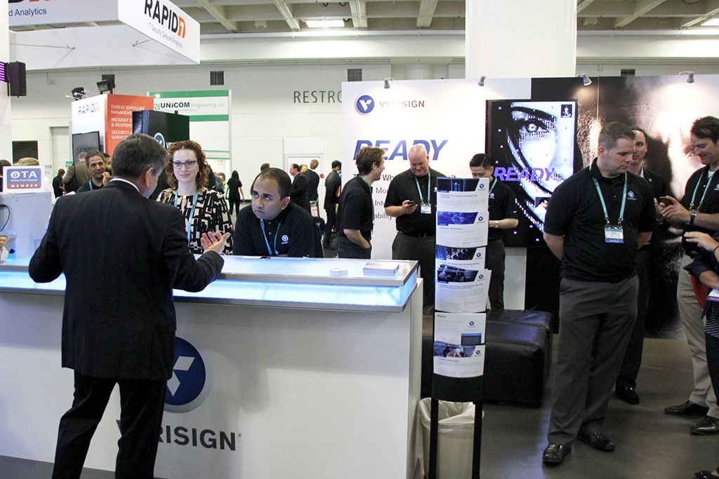 Guest photos creating the Verisign Live Digital Mosaic at RSA Conference 2015
