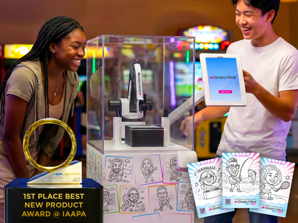 SketchBot by Picture Mosaics wins Best New Product award at IAAPA