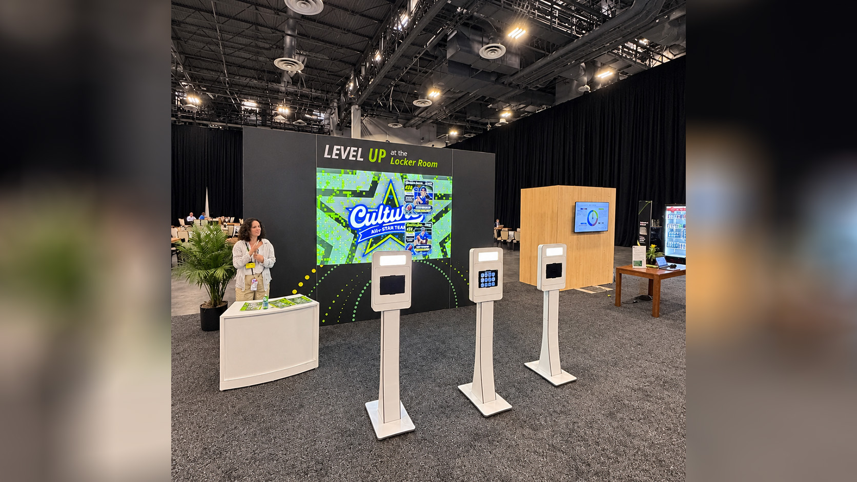 Deloitte's Ai photo mosaic set up