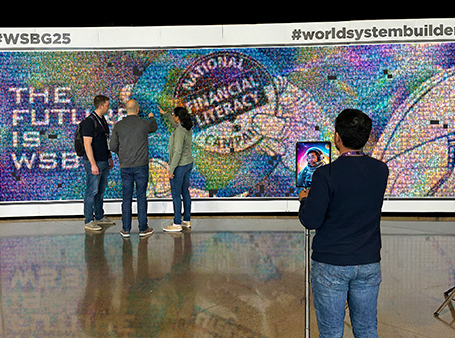 World System Builder at G25 AI photo mosaic in Sacramento, CA
