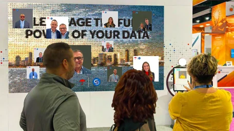 Live digital mosaic event example.