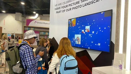 Live digital mosaic event example.