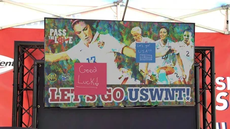 Live digital mosaic event example.