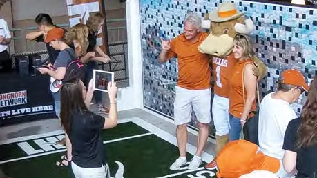 Texas Longhorns Live Print Mosaic event.
