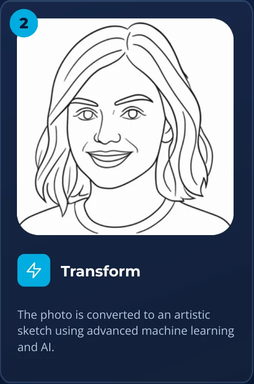 Photo converted to an artistic sketch.