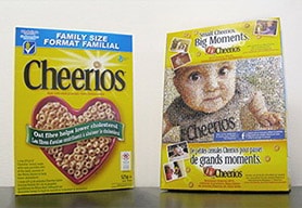 Cheerios Mosaic