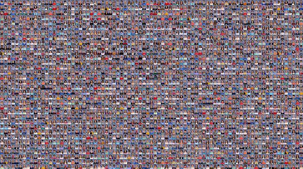 Meter photo mosaic