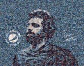 Graphic design Poster Design Facial expression Facial hair Moustache Beard Graphics Football player Portrait No expression