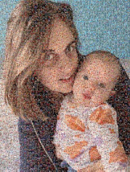 Baby M photo mosaic