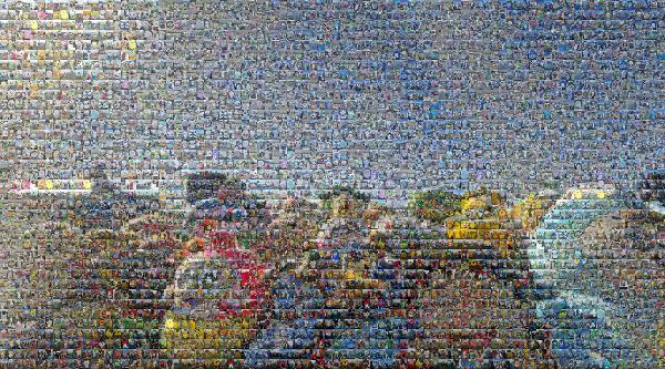 Toy photo mosaic