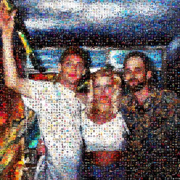 Party photo mosaic