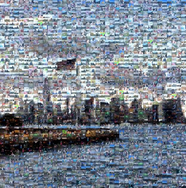 City Skyline photo mosaic