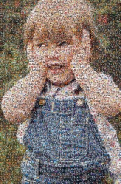 Young Child photo mosaic