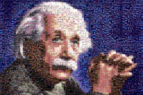 Einstein photo mosaic