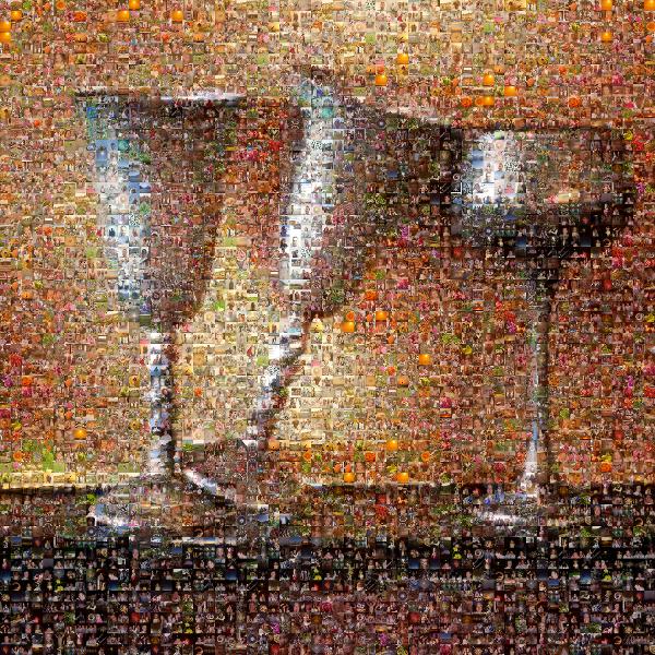 A Collection of Goblets photo mosaic