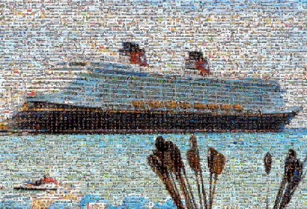 Disney Cruise  photo mosaic