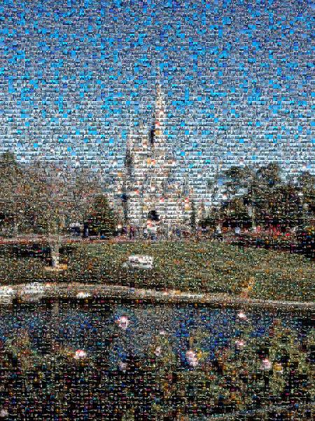 Disney World photo mosaic