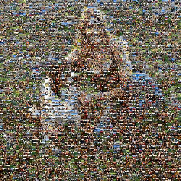 Woman's Best Friend photo mosaic