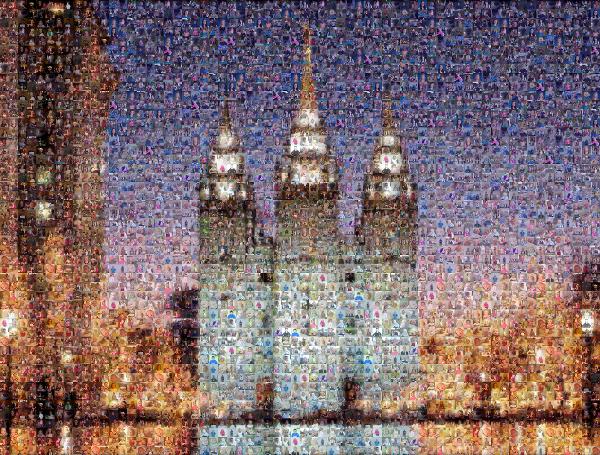 Beautiful Cathedral photo mosaic