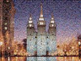 architecture structures buildings churches night dusk reflections water cathedral 