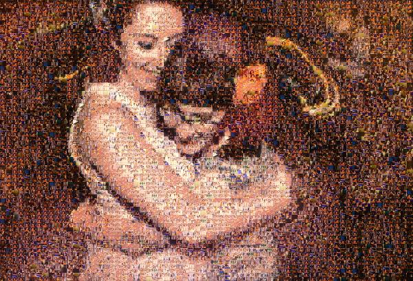 Two Loving Friends photo mosaic