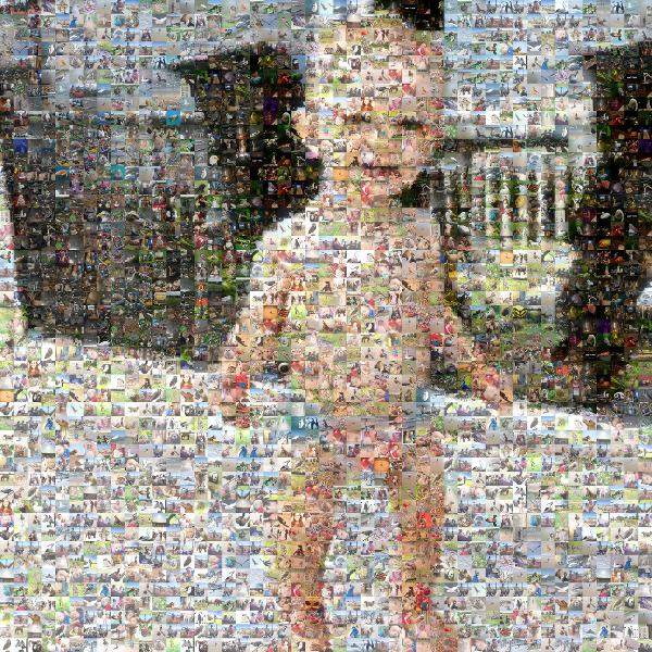 Dancing Baby photo mosaic