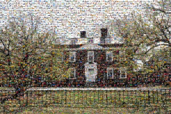House photo mosaic
