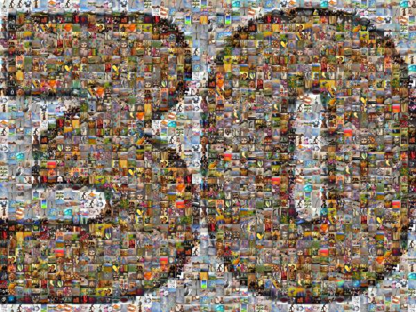 The Number 30 photo mosaic