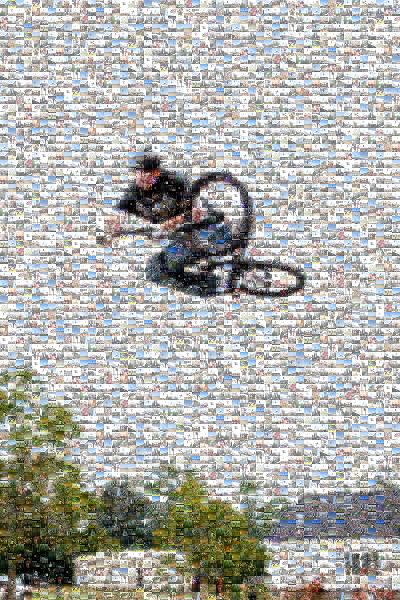 Killer BMX Jump photo mosaic