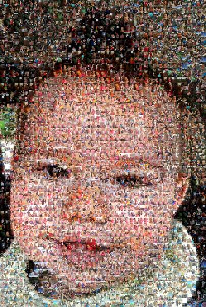 Smiling Baby photo mosaic
