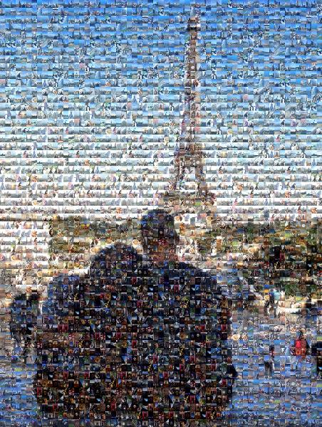 Paris Vacation photo mosaic