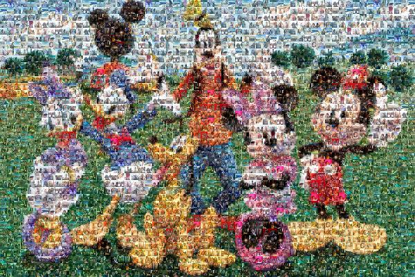 Disney Characters photo mosaic