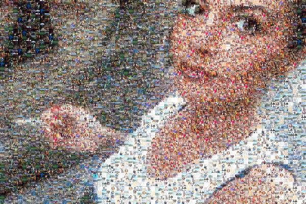 A Sassy Selfie photo mosaic