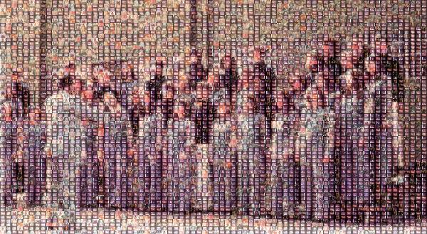 A High School Chorus  photo mosaic