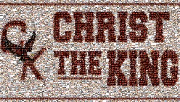 Christ The King  photo mosaic