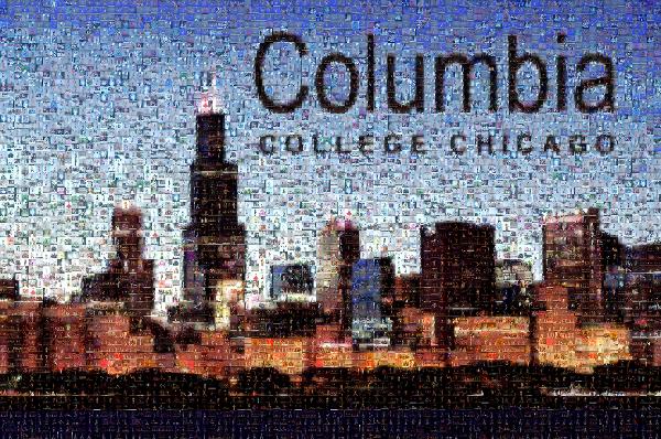 Columbia College Chicago photo mosaic