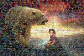 Polar bear Bear Royalty-free Art Photography Photograph Grizzly bear Adaptation Carnivore Friendship Terrestrial animal Snout Organism