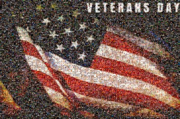 Veteran's Day photo mosaic