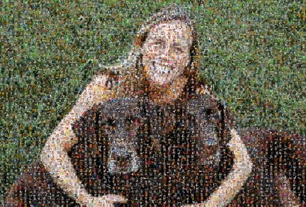 My Two Dogs photo mosaic