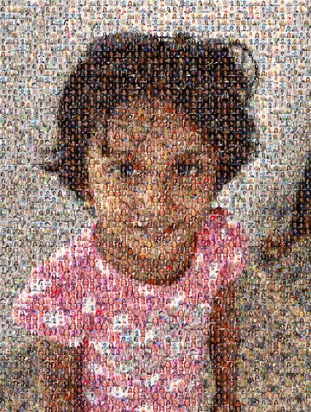 Portrait of a Child photo mosaic