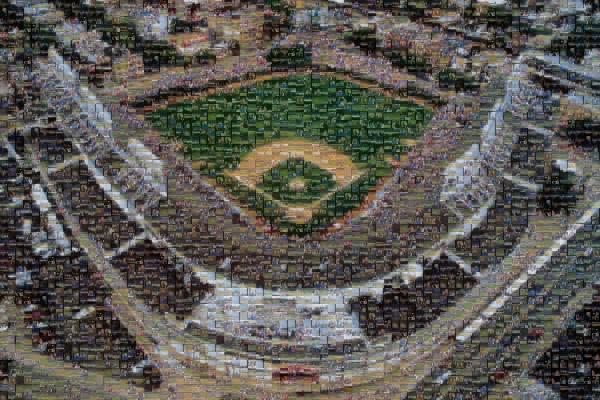 Baseball Field  photo mosaic