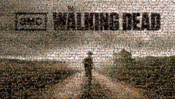 The Walking Dead photo mosaic