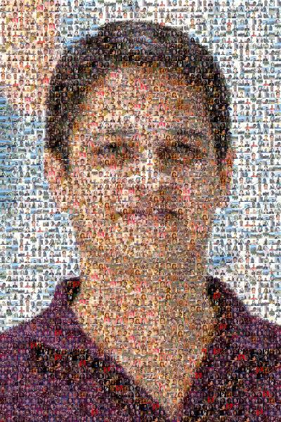 Professional Portrait photo mosaic