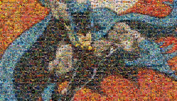 Batman Mosaic photo mosaic