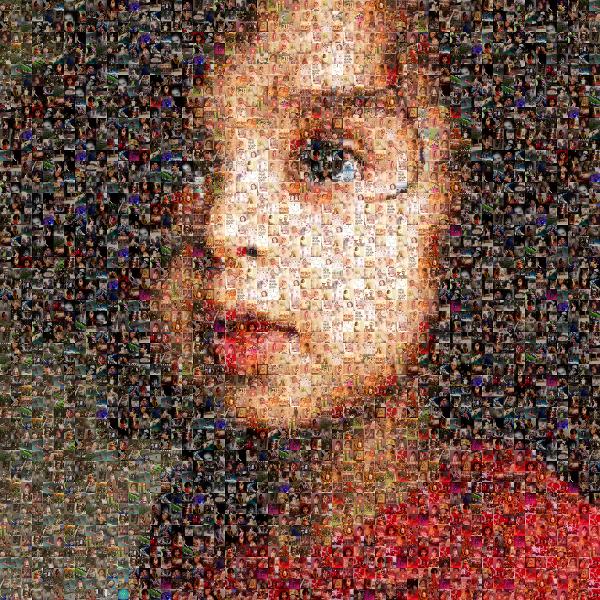 A Curious Child photo mosaic