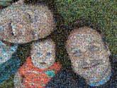 family portrait children parents love selfie faces people