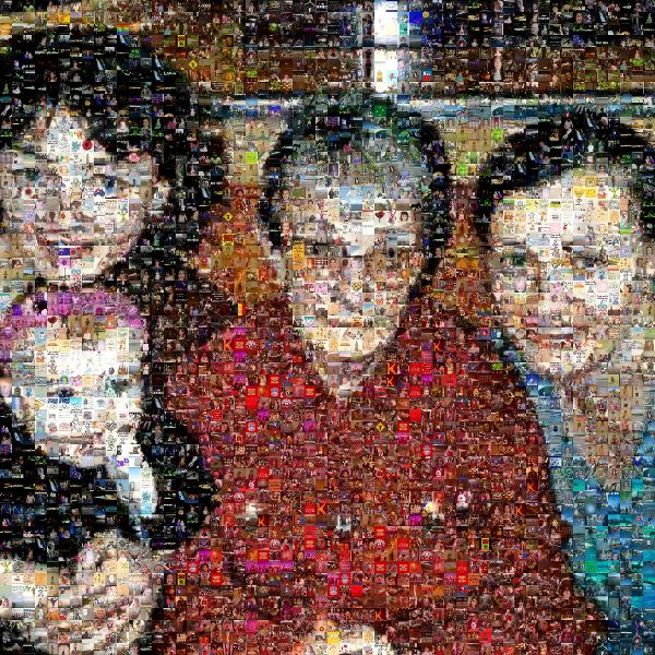 Three Generations photo mosaic