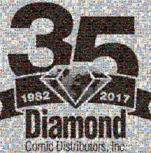 Diamond Comics 35 Years photo mosaic
